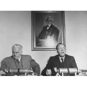 Communist Leader Wilhelm Pieck and Otto Grotewohl, During 