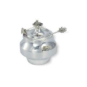  Sterling Silver Honey Dish with Bees