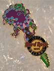 Hard Rock Cafe ORLANDO 2012 Purple OCTOPUS on Green GUITAR Pin AWESOME 