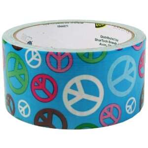  10yd 1.88 Duck Brand Duct Tape    Peace Sign