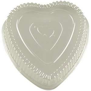   Clear Dome Lid for Heart Shaped Foil Bake Pan 100/CS