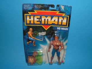   Masters of the Universe He Man Action Figure Mint on Display Card