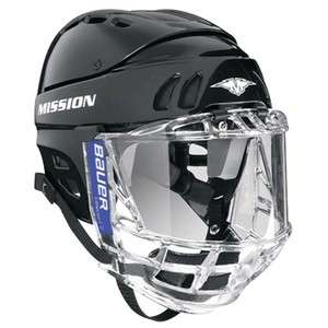NEW Mission 1501 Hockey Helmet w/Concept 2 Visor Shield *All Sizes 