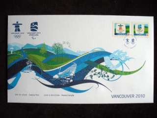 CANADA OLYMPIC 2010 LIMITED FIRST DAY COVER STAMP RARE  
