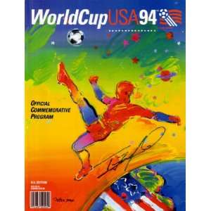   Tony Meola Autographed 1994 World Cup Soccer Program 