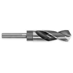  Silver & Deming Drill w/ 3 Flats, Size 33/64, Black Oxide 