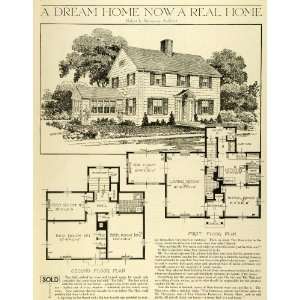 1928 Print House Architectural Design Floor Plans Architecture Works 