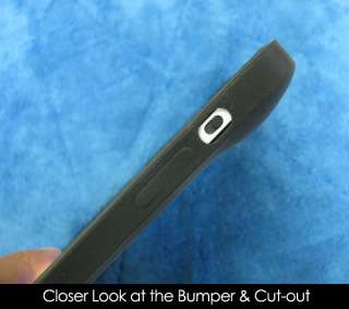 Black Silicone RUBBER BUMPER Case Cover for Apple iPad  
