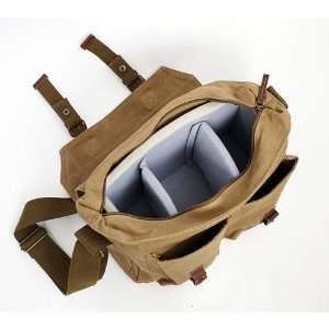  Koolertron Canvas DSLR SLR Camera Shoulder Bag Backpack 
