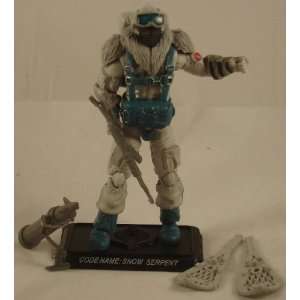 GI Joe Cobra Arctic Assault Squad Snow Serpent Trooper Heavy Weapons 