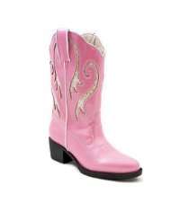 Roper Girls Pink Sparkle Detail Western Pageant Boots Toddler Kids 9 3