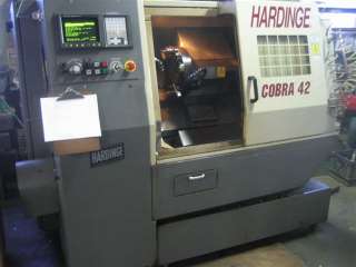 Hardinge Cobra 42 CNC LATHE, Fanuc 21T, 6chk., Tailstock  