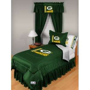 Green Bay Packers NFL Queen Size Locker Room Bedroom Set  