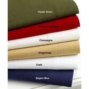    Martha Stewart Solid Flannel Queen Sheet Set Green