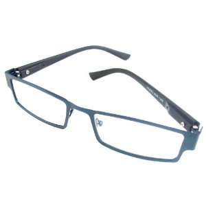   Collection Fashion Metal Full Frame Reading Glasses Blue Color +2.5