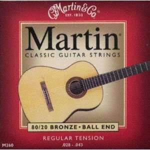  C.F. Martin Classical Guitar Bronze Wound Ball End Regular 