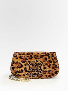 Tory Burch   Ainsley Logo Patent Leather Convertible Clutch    