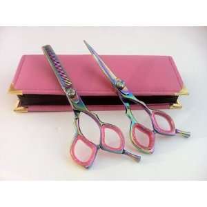 professional hairdressing scissors hair scissors Thinner set shears 5 