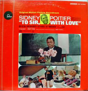 SOUNDTRACK to sir, with love LP vinyl SRF 67569 VG   