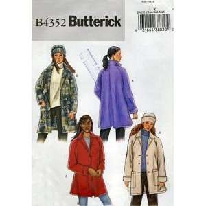  Butterick 4352 Sewing Pattern Misses Petite Jacket and Hat 