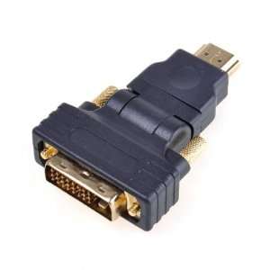  DVI 24 + 1 M Male to HDMI Male Adapter Converter PC Black 