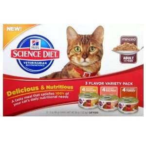  Hills Science Diet Senior Gourmet Variety Pack Canned Cat Food 