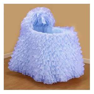   Ballerina Blue Bassinet Liner/Skirt and Hood   Size: 13x29: Baby