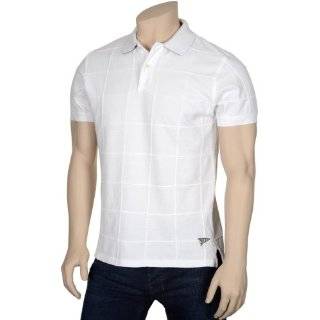 Gant By Michael Bastian Mens White Polo Shirt Short Sleeves Windowpane 