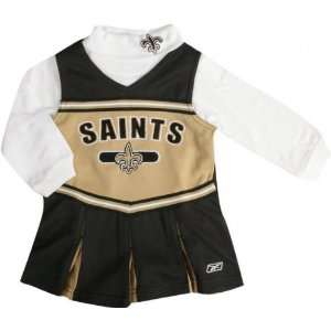  New Orleans Saints Girls 7 16 Long Sleeve Cheerleader 