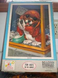 1968 Big Sad Eyed Pity Puppy SHRIMP by GIG 500pc Puzzle  