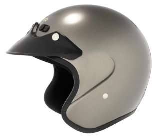 Cyber U 6 Open Face Motorcycle Helmet Deep Silver XS/X Small  
