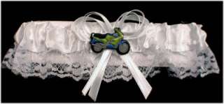 Motorcycle crotch Rocket Bridal Wedding Garter Toss  