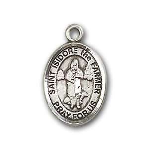   St. Isidore the Farmer Charm and Angel w/Wings Pin Brooch Jewelry