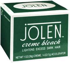 Jolen Creme Bleach Lightens Dark Facial Hair Cream NEW  