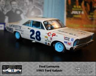 1965 Fred Lorenzen #28 Ford Galaxie 1:24 Scale Diecast by University 