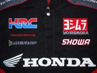 AUTHENTIC HONDA Racing COTTON JACKET BY JH NEW XXL  