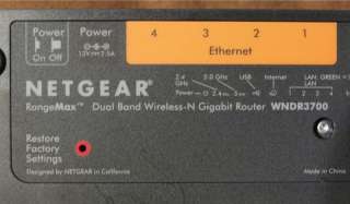 Netgear WDNR3700 RangeMax Dual Band Wireless N Gigabit Router  