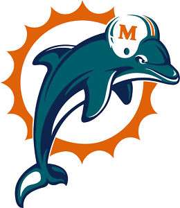 Miami Dolphins NFL Football Decal/Sticker  