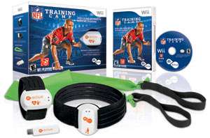 EA Sports Active NFL Training Camp Nintendo Wii Sports Game Bundle 