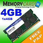 4GB RAM MEMORY UPGRADE FOR HP Pavilion dv7t Quad Laptop