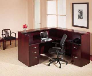 New All Wood Reception Office Desk Set, #OTG VT R1  