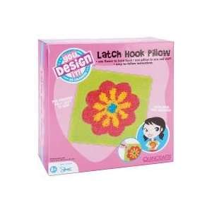  You Design It Latch Hook Pillow Kit Arts, Crafts & Sewing