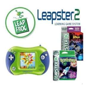 Leapfrog Leapster 2 Green Educational Arcade Game With Leapster 