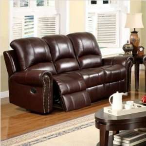    Bundle 50 Sedona Reclining Leather Sofa (3 Pieces)