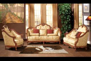   Traditional Luxury Sofa loveseat Chair living Room Set ZBMBNT  