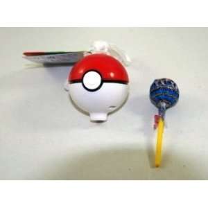Pokemon Chupa Chups Lollipop Holder Pokeball W/ Figure   Tomy Japan 