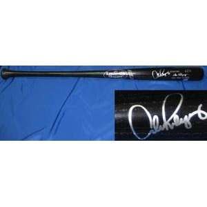   Signed Black Louisville Slugger Baseball Bat Sports Collectibles