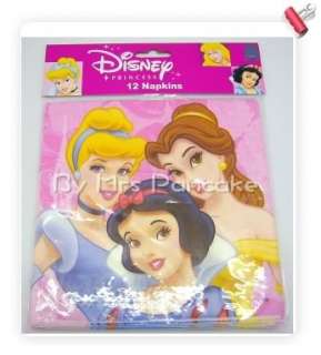 Disney Princess Cinderalle Party Paper Napkins 12 pcs  