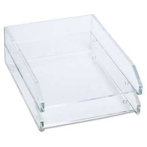  Kantek Clear Acrylic Letter Tray TRAY,2 LTR,DBLE,CR (Pack 