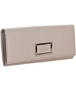 Valentino powder pebbled leather continental wallet   up to 70 